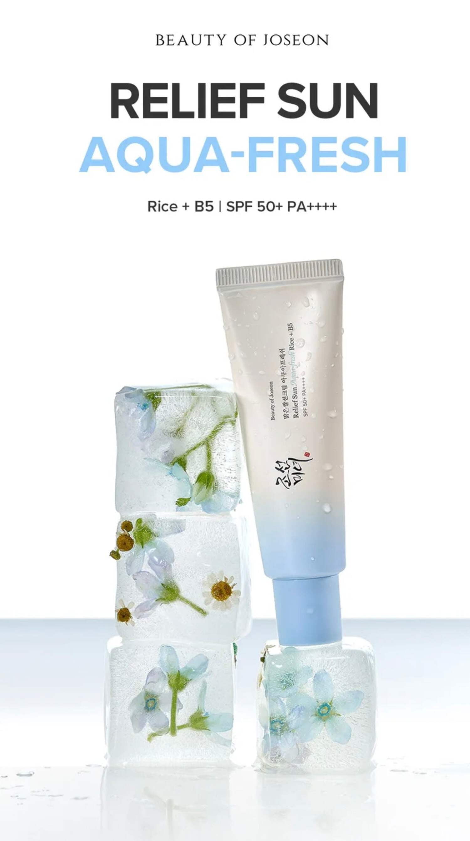 Beauty of Joseon Relief Sun Aqua Fresh Sunscreen *NEW Formula* SPF50, PA++++