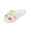Clear, variant on Women's Floral Jelly Mules, Slip-On Closed Toe Boho Sandals for Women, Summer Slides Princess Dress Vacation Beach Shoes Clear