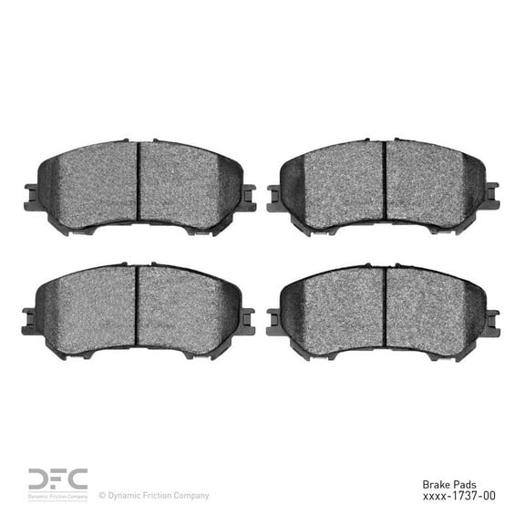 Dynamic 1551-1737-00 DFC 5000 Advanced Brake Pads - Ceramic Fits select: 2015-2016 NISSAN ROGUE, 2017-2018 NISSAN ROGUE S/SL/SV