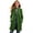 Green, variant on Stylish Longline Trench Coat for Girls â Lined Windbreaker Jacket with Hood, Single- Dress Coat Outerwear for Fall & Winter, Ages 2â14