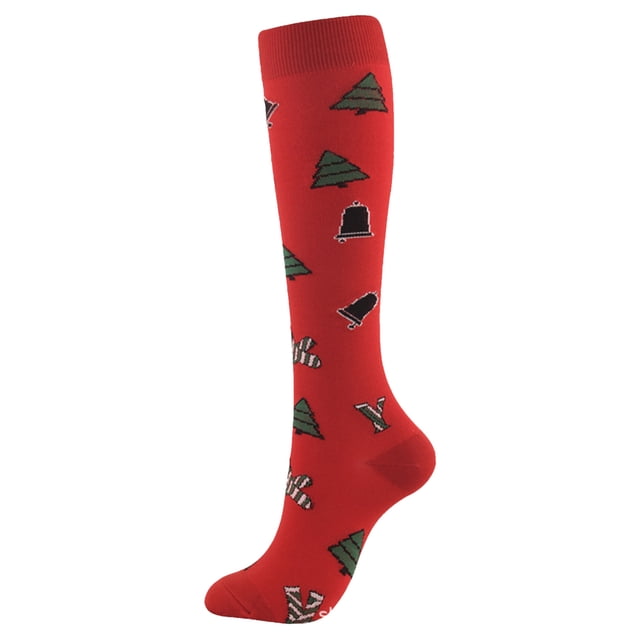 Chaussettes de Sport en Coton pour Femmes Motif de Noël