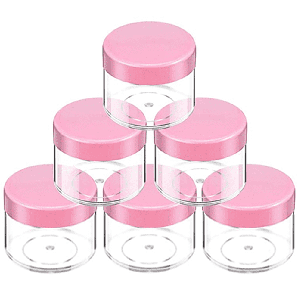 Small Plastic Containers With Leads - 5 OZ Small Jars with Lids - 18 Pack -  Great as Travel Containers for Creams, Cosmetic - Leak Free