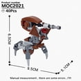 thumbnail image 1 of MOOXI Most Complete Space Wars Droid Spider Bot Sentry Adult Building Block Set MOC Brick Model Kit DIY Diorama Toy For Boy Gift,MOC2021, 1 of 13