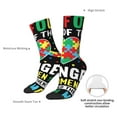 thumbnail image 4 of Cauagu I Love With Autism Print Crew Socks for Women and Men,Adult Athletic Running Socks 1-Pair Sports Socks Work Gear Socks with Moisture Wicking, 4 of 6