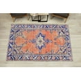 thumbnail image 4 of Orange Rug, Medallion Rug, Ethnic Pattern Rug, Luxury Rug, Turkish Rug, Popular Rug, Entry Rug, Runner Rug, Non-Slip Carpet, Living Room Rug, 3.3'x5' - 100x150 cm, 4 of 8