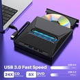 thumbnail image 6 of External CD DVD Drive Portable Type C CD/DVD+/-RW Drive with SD Card Reader ,Widely Use, 6 of 6