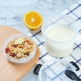 thumbnail image 5 of Prolriy Breakfast Cup Clearance Portable Reusable Parfait Cups with Lids Yogurt Cup with Topping Cereal Or Oatmeal Container Leak Proof Breakfast on the Cups 20OZ for Meal Pre Protion Control Orange, 5 of 9