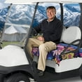 thumbnail image 3 of Yuyamidu Mushroom Golf Cart Seat Covers Hippie Flowers Golfcart Seat Cover Flannel Golf Cart Seat Towel Blanket Soft Club Car Cushion Covers, 3 of 8