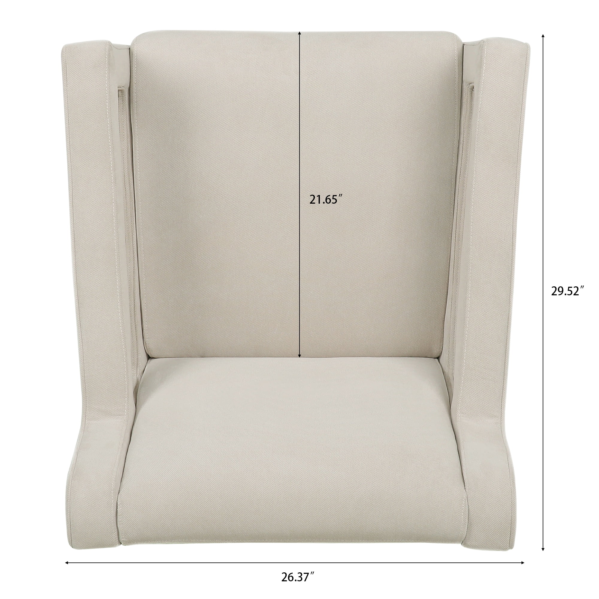 Kadyn 28.5" Wide Hollow Shape Arm Accent Chair, Modern Fabric Armchair for Living Room, Upholstered Fabric Accent Chair with Armrest, Cream White Kadyn 28.5" Wide Hollow Shape Arm Accent Chair, Modern Fabric Armchair for Living Room, Upholstered Fabric Accent Chair with Armrest, Cream White