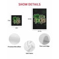 thumbnail image 7 of St. Patrick's Day Kitchen Dish Towels for Drying Dishes Set of 3, Spring Green Shamrock Gold Lucky Love Black Waffle Weave Microfiber Hand Tea Bathroom Towels Quick Dry & Absorbent Towel 12x12, 7 of 7