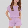 thumbnail image 2 of UAYOTSE 1T 2T 3T 4T 5T 6T Toddler Baby Girl Summer Clothes Set Short Sleeve T-shirt Tops Floral Bottom Pants Little Kids Outfits 2Pcs,Sizes 5-6 Years, 2 of 8