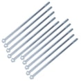 thumbnail image 2 of Half Thread  10 Pcs Half Thread  Fine Thread Carbon Steel Sturdy Lengthened Hex Half Tooth, 2 of 8
