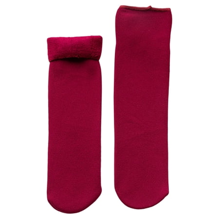 SocksDouble Velvet Winter Thermal Socks Close Fitting Velvet Winter Thermal Socks Thickened Soft Velvet Snow Socks Comfortable Velvet Winter Thermal SocksSocks For Women