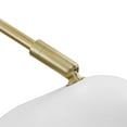 thumbnail image 5 of Modway Journey 2-Light Modern Metal Swing Arm Wall Sconce in White, 5 of 7