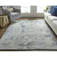 thumbnail image 2 of Feizy Laina Transitional Abstract, Ivory/Gray/Blue, 5' x 7'10" Area Rug Easy Care Pet & Kid Friendly Stain Resistant Industrial Watercolor Floor Rug for Living room Bedroom, 2 of 8