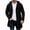 Black, variant on HBYJLZYG Men's Long Hooded Coat, Snap Button Fleece Lined Overcoat with Pockets, Casual Solid Color Outerwear for Fall Winter Daily Wear