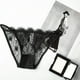 thumbnail image 2 of Gibobby Tangas de mujer ilusion Braguitas de talle bajo de encaje sexy casual para mujer Bragas(Negro,XL), 2 of 3