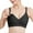 Black, variant on Lixiuxyad Support Bras for Women Lift No Underwire Women's Comfortable And Transparent Shoulder Strap Cordless Backless Spongeless With Convertible Shoulder Straps