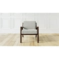 thumbnail image 5 of Pemberly Row Mid-Century Wood & Fabric Accent Chair in Walnut, 5 of 7