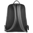 thumbnail image 4 of POLICE Neo Pyramid Small 15 L Vegan Leather  Laptop Backpack- Black, 4 of 5