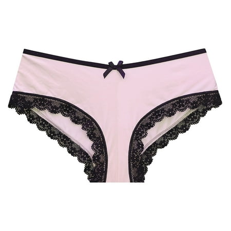 

KaLI_store Womens Cotton Underwear Seamless Underwear for Women Bikini Panties No Show High Cut Hipster Stretch Straps Cheeky Panty for Ladies