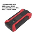 thumbnail image 3 of Arrancador de Batería Portátil Multifuncional Para Automóvil de 1000 A, Carga Rápida de 4 USB, Banco de Energía de 15000 mAh Con Luz LED de Emergencia de 3, 3 of 7