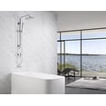 thumbnail image 4 of sumerain Retrofit Rain Shower Heads System with 9 Inch Shower Head 2.5GPM, Brass Handheld Shower, Slide Bar with Adjustable Holder, Brass Diverter and Shower Hose, Chrome Finish, 4 of 4