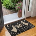thumbnail image 2 of Happy Halloween Pumpkin Non Slip Washable Door Mat Ghost Boo Spooky Doormat Plain the Indoor Door Mat/Outdoor Crystal Velvet 30x17 Inches, 2 of 7
