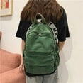 thumbnail image 4 of Laptop Backpack for Women Travel Canvas Backpack for Women Vintage Green Aesthetic Backpack for School, 4 of 8