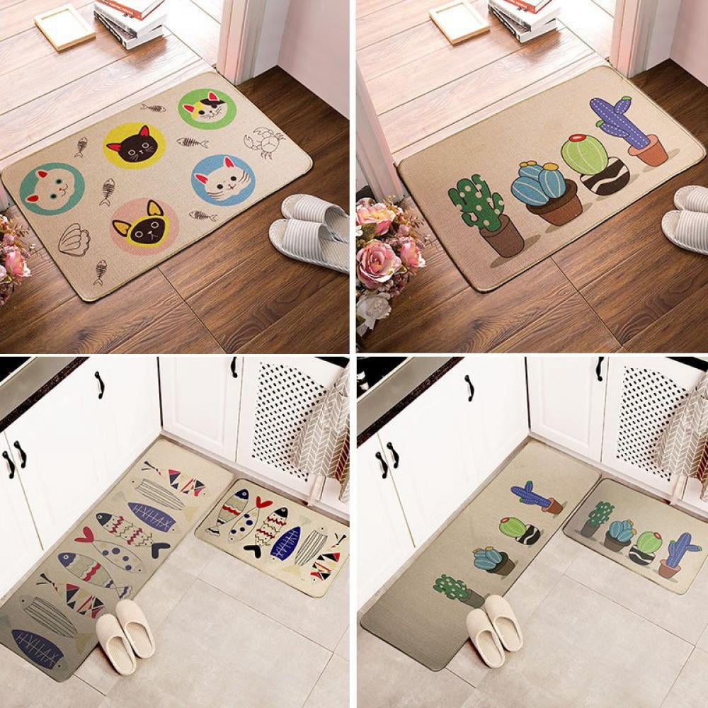 1.7' x 3.3' ALAZA Happy Valentine's Day Cat Kitten Love Non Slip Kitchen Floor Mat Kitchen Rug for Entryway Hallway Bathroom Living Room Bedroom 39 x 20 inches 1.7' x 3.3' ALAZA Happy Valentine's Day Cat Kitten Love Non Slip Kitchen Floor Mat Kitchen Rug for Entryway Hallway Bathroom Living Room Bedroom 39 x 20 inches
