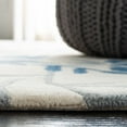 thumbnail image 4 of SAFAVIEH Capri Stephanie Floral Wool Area Rug, Ivory/Blue, 2' x 3', 4 of 10