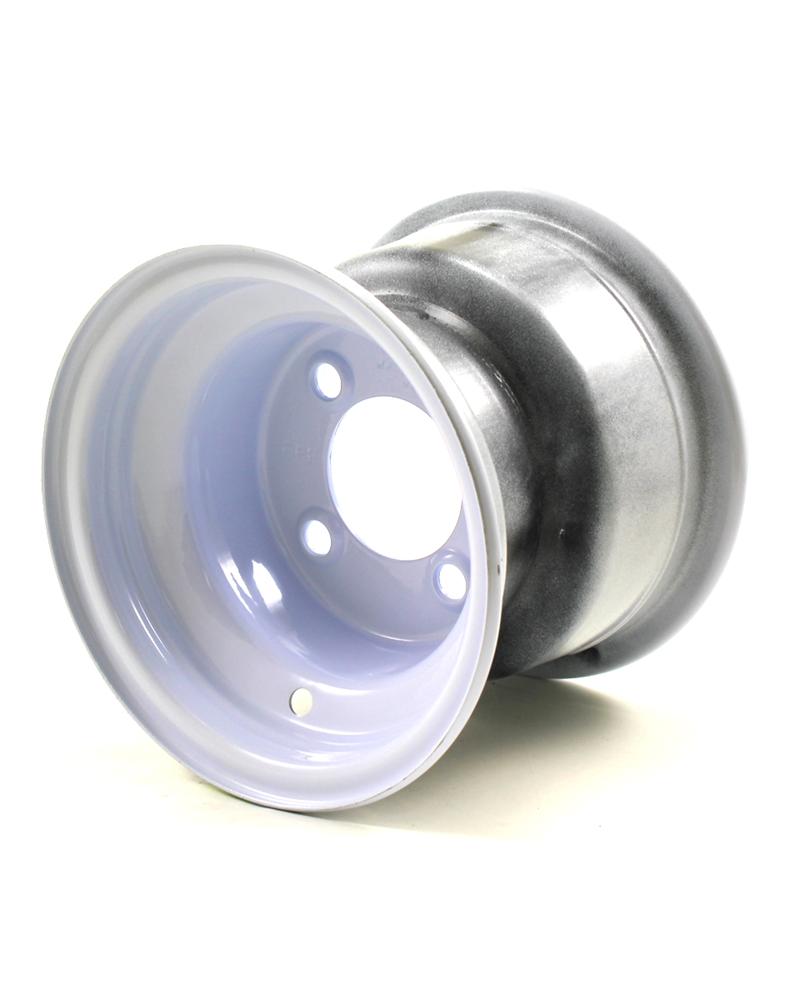 8X7 4Lug on 4" White Bell Trailer Wheel