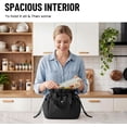 thumbnail image 3 of Bolsa de almuerzo, Bolsa Termica Porta Alimentos, 11 L Bolsa Comida, Gran Capacidad Lonchera Térmica, Adecuado para Múltiples Ocasiones como el Trabajo y la Oficina, 3 of 4