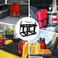 thumbnail image 3 of Jerry Can Carrier Mount, Anti Theft Lockable Jerry Can Holder Rack Effortless Installation  for 5 Gallon 20 Liter 2.5 Gallon 10 Liter Gas Can, 3 of 7