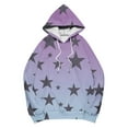 thumbnail image 5 of ShiShine Hoodies for Women Oversized Star Printed Sweatshirts Long Sleeve 2025 Fall Fashion Pullover Clothes, 5 of 5