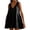 Black, variant on VUPSGEZ Womens Summer Sleeveless Mini Dress Casual Loose V Neck Sundress With Pockets (Light Blue,M)