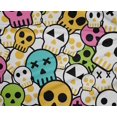thumbnail image 4 of oneOone Polyester Lycra White Fabric Skull Sewing Material Print Fabric By The Yard 56 Inch Wide, 4 of 4