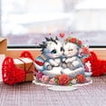thumbnail image 5 of Flopesn Romantic Valentine's Day DIY Diamond Art Painting Decorative Ornament, Animal Creative Design Acrylic Home Decor Tabletop Ornament (Single-Sided Diamonds)-Pterosaur Couple-B, 5 of 7