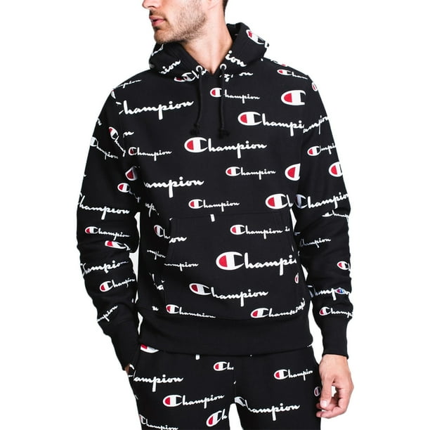 champion small c reverse weave pullover hoodie