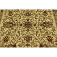 thumbnail image 6 of Unique Loom Voyage Collection Area Rug - Lawrence (4' 1" Square Cream/Teal), 6 of 7
