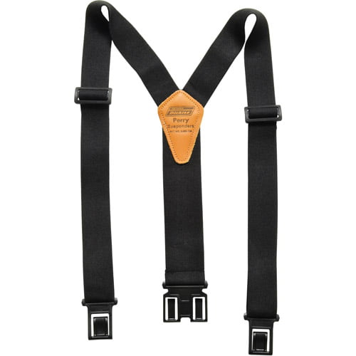 Perry Dickies Men Suspender Black One Size Mens Dickie Clips Clothes Pants Gift 