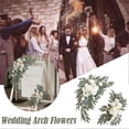 thumbnail image 4 of Faux Flowers Wedding Arch Flower Pack of 2 for Wedding Welcome Signs, 4 of 5
