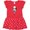 Red with Polka Dots, variant on Inktastic Lit Shakespeare bobble Girls Toddler Dress