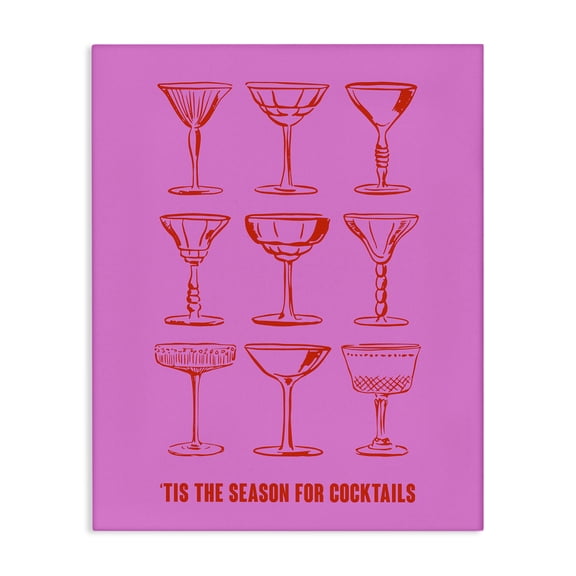 Stupell Industries Contemporary Season For Cocktails Canvas Art, 16 x 20, by House of Lulu