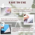 thumbnail image 5 of 8x6 Inches Self Adhesive Acrylic Mirror Tiles Waterproof Flexible Mirror Wall Stickers Sheets Non Glass Body Mirror for Bathroom Bedroom Living Room Gym Wall Decor (4PCS Mirror), 5 of 5
