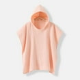 thumbnail image 5 of Hjtefg Hooded Baby Poncho - Absorbent Muslin Bath Towel with Cape Sleeves, Quick-Dry Swim Cover-Up for Toddler Beach & Pool,Color: Pink Size: One Size, 5 of 5