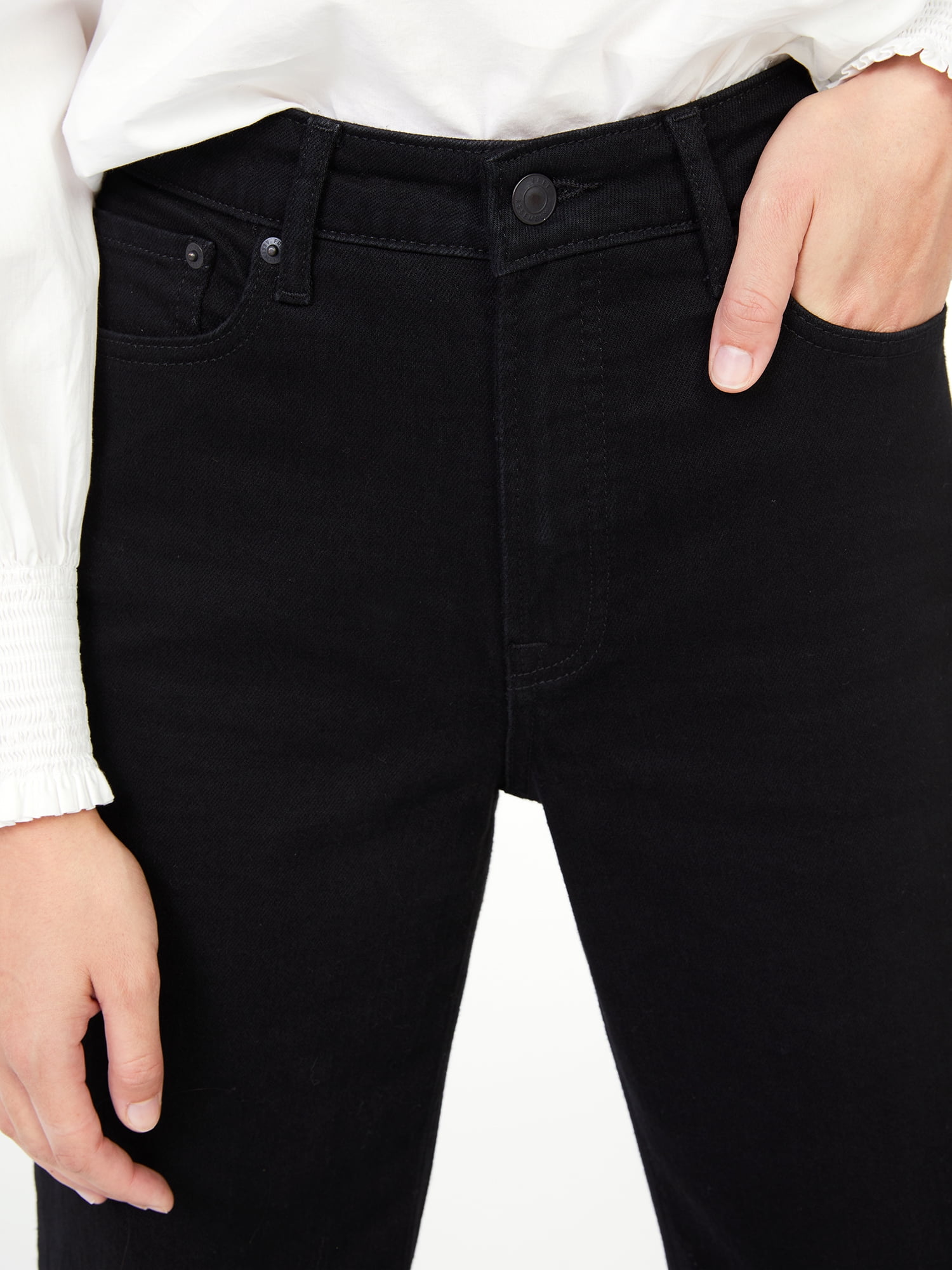 Free Assembly Women's Full Wide Straight Jeans