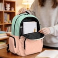 thumbnail image 5 of Xoenoiee Baseball Ice Cream Drip Print 17 Inch Backpack for Boys Girls Kids Large Capacity Bookbag School Bag Backpacks Satchel with Adjustable Padded Straps for Preschool Kindergarten Elementary, 5 of 7