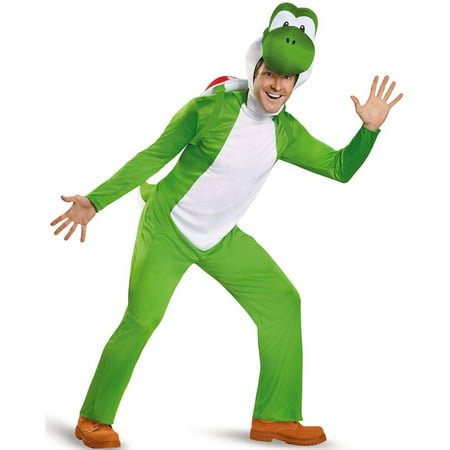 Super Mario Deluxe Yoshi Men's Adult Halloween Costume,