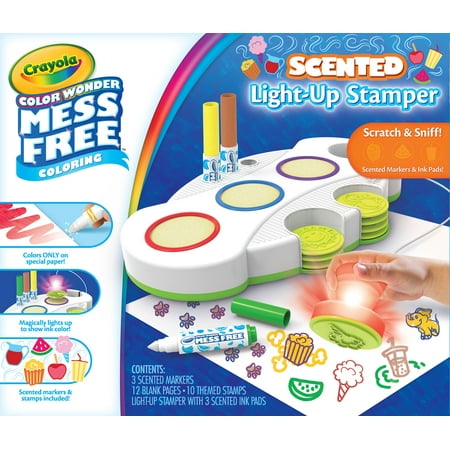 Crayola Color Wonder Scented Light Up Stamper with Scented Inks, Ages 3+